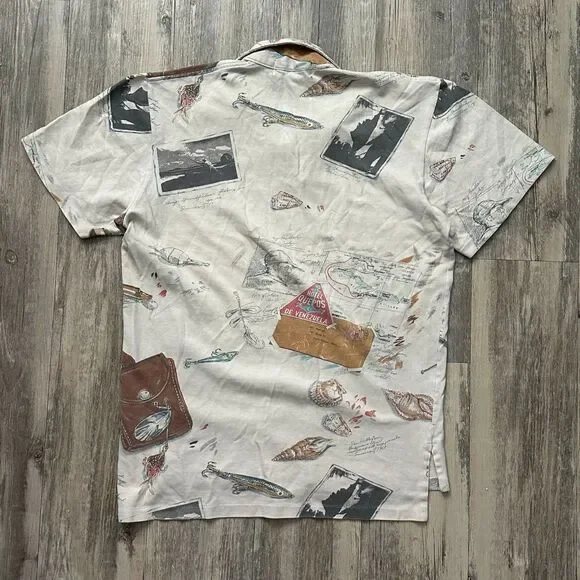 Vintage 1994 Polo Ralph Lauren Polo Sportsman Camping Fishing Shirt Size Small - Picture 4 of 8